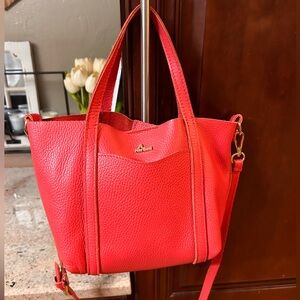 Stunning Nardelli Italian Leather 3 Way Bag